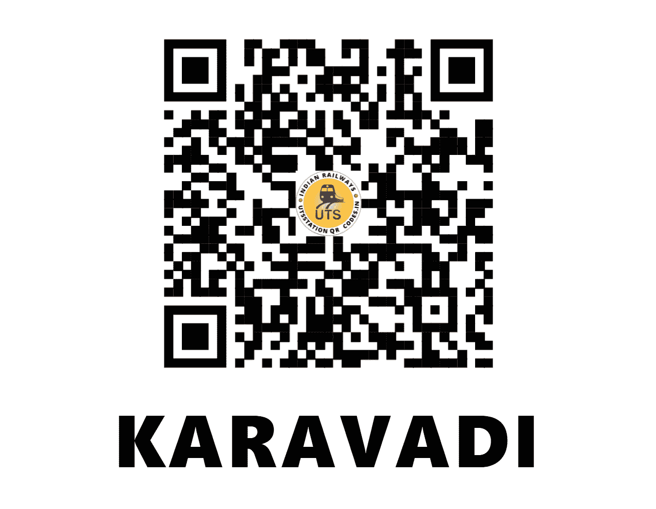 UTS QR Code for KARAVADI - KRV (SC - ANDHRA PRADESH)